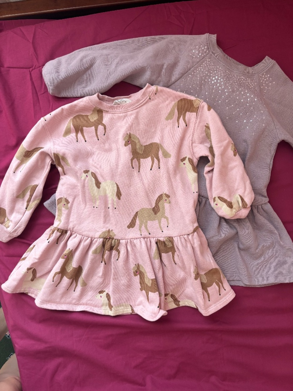 sparkling sweatshirt dresses